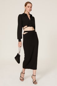 Tanager Cut Out Crop Top by AFRM