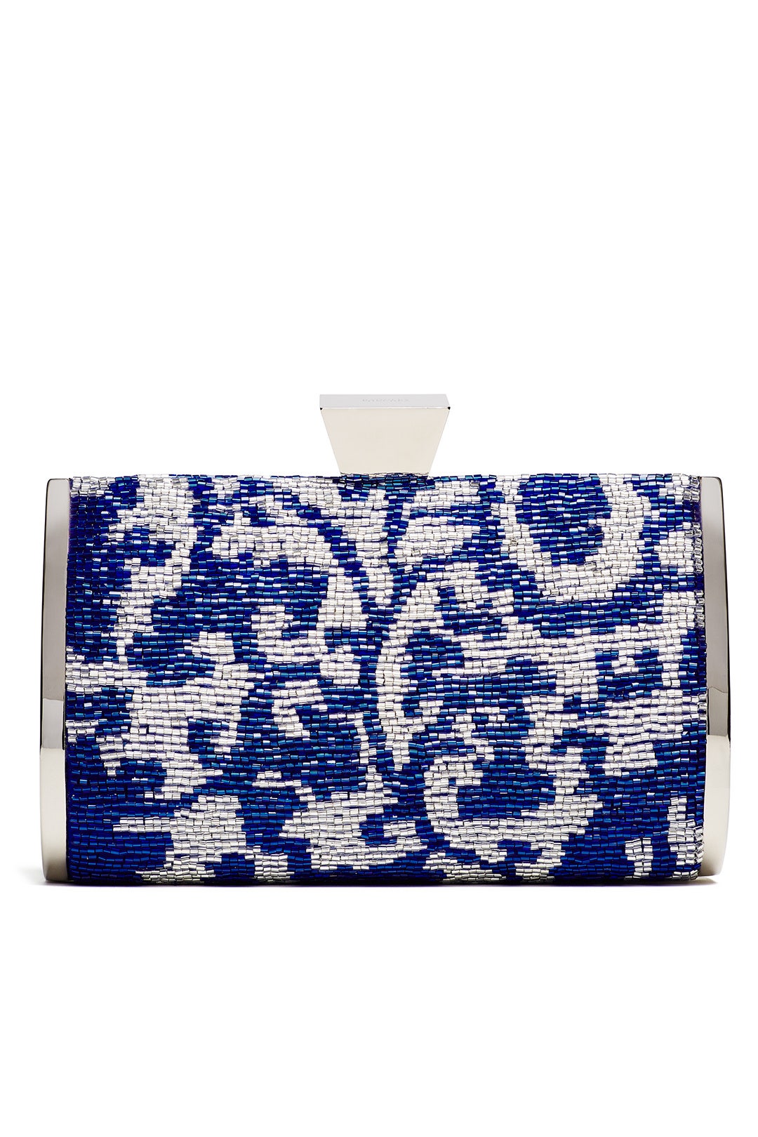 Blue Mackenzie Minaudere by Badgley Mischka Handbags