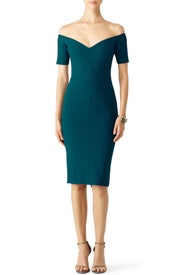 Teal Jolie Dress by Cinq à Sept