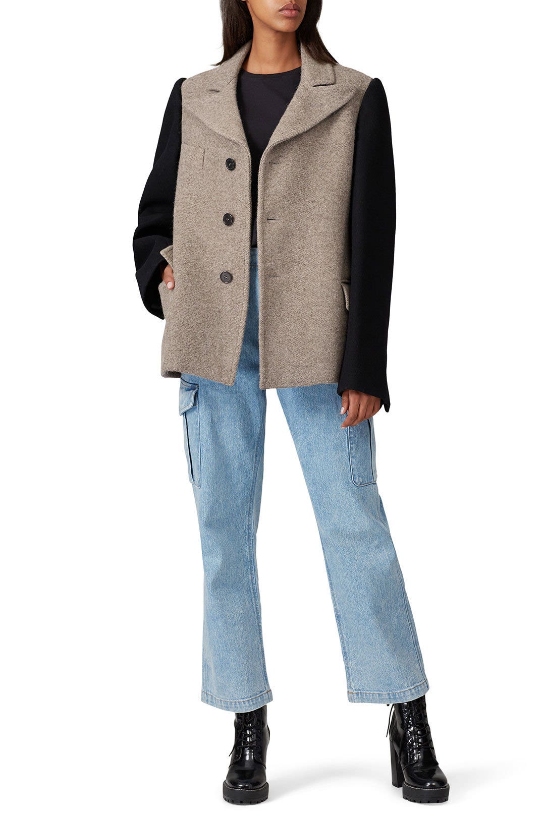 Overdyed Twill Jacket by Maison Margiela 0