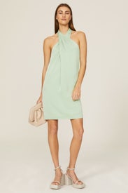 Pistachio Halter Neck Dress by 3.1 Phillip Lim