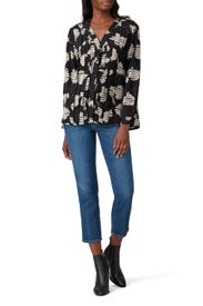 Everyday Pleated Blouse by The Odells