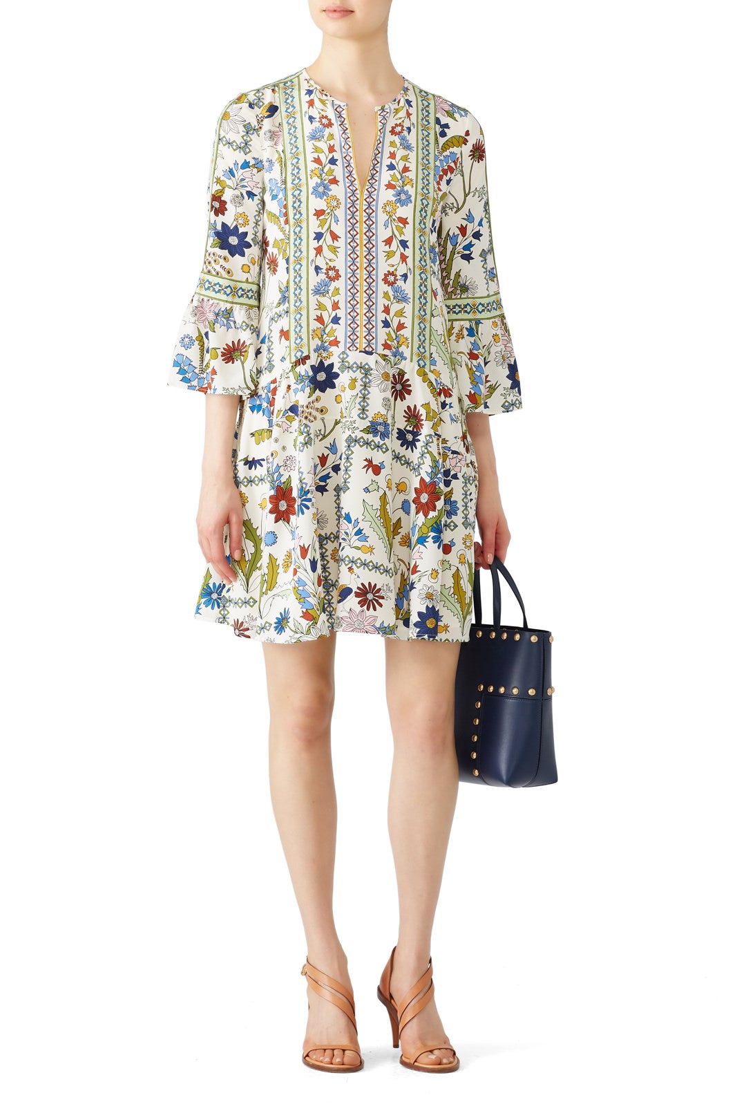 Ivory Meadow Daphne Dress by Tory Burch 0