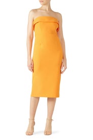 Orange Georgia Sheath by Bardot