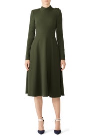 Green Antonia Dress by Black Halo