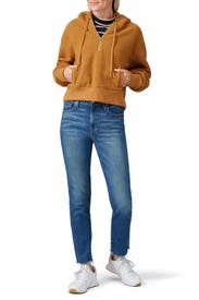 Faux Sherling Teddy Quarter Zip by Club Monaco