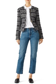 Black Shrunken Jacket by Derek Lam 10 Crosby