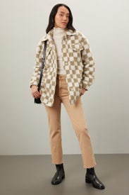 Checker Print Jacket by Louna