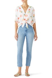 Fruit Print Thea Top by Rails