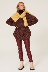 Ruby Plaid Shirt Jacket by Sweet Baby Jamie