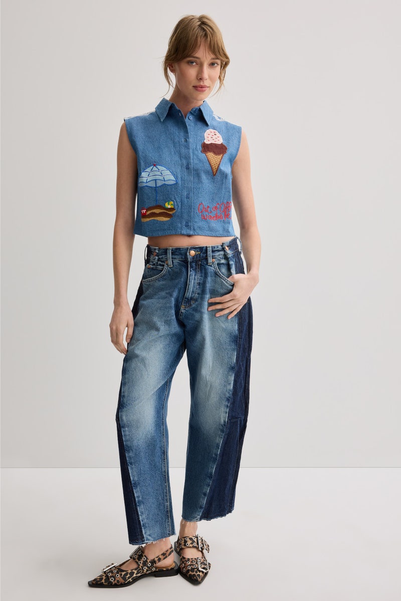 Out Of Office Embroidered Top by Stella Nova - Photo 0