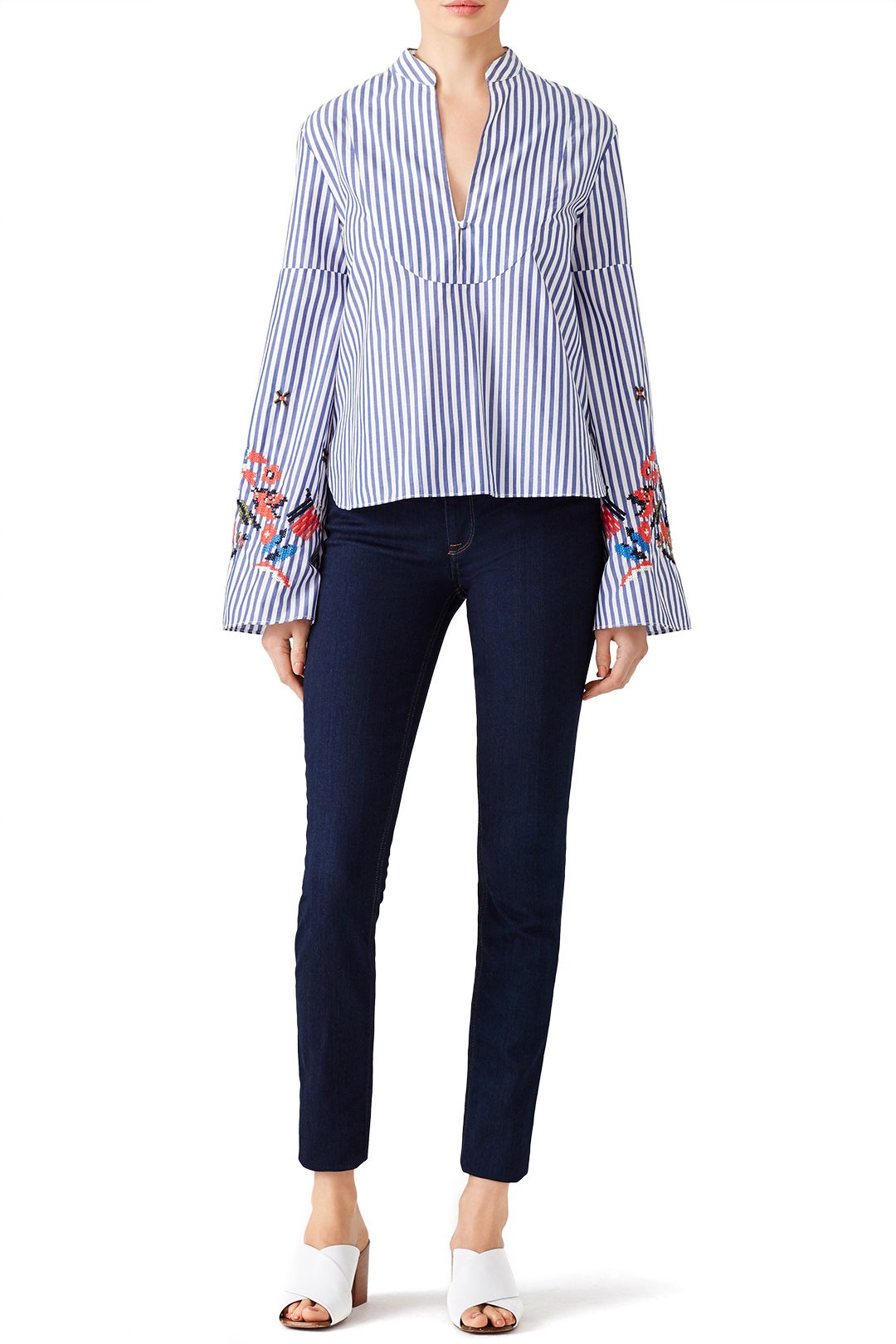 Striped Klara Top by Tanya Taylor 0
