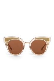 Transparent Cat Eye Sunglasses by Bottega Veneta