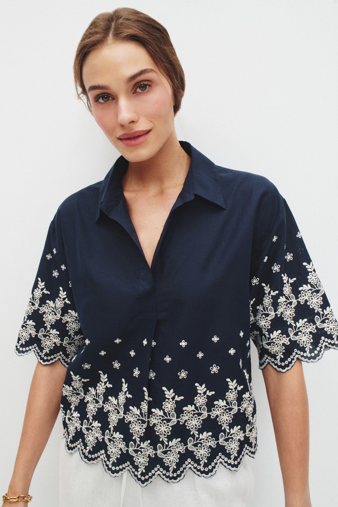 Scalloped Top by CeCe 0