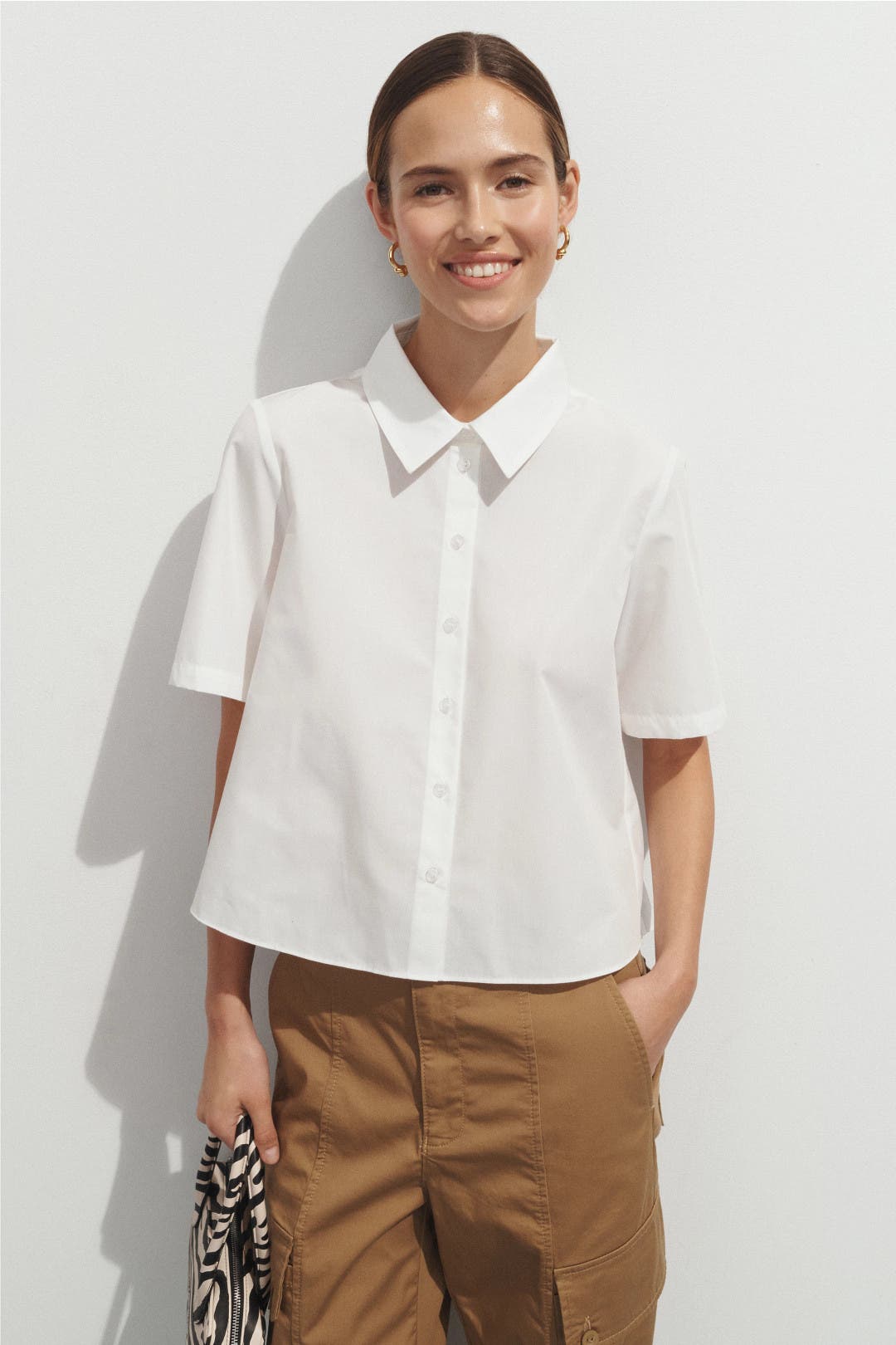 Pleated Collared Shirt by Derek Lam 10 Crosby x RTR | Rent the Runway