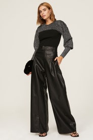 Contrast Cropped Sweater by Esteban Cortazar x RTR