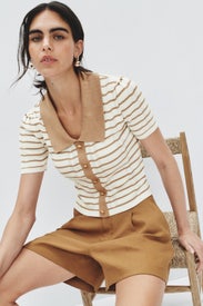 Short Sleeve Cardigan Sweater by NVLT