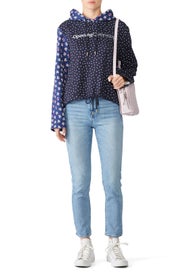 Fem Logo Crop Hoodie by Opening Ceremony