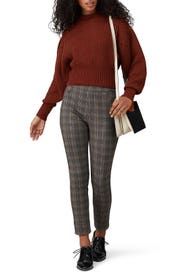 Grey Plaid Grease Leggings by Sanctuary