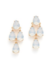 Blue Tiered Drop Earrings by Slate & Willow Accessories