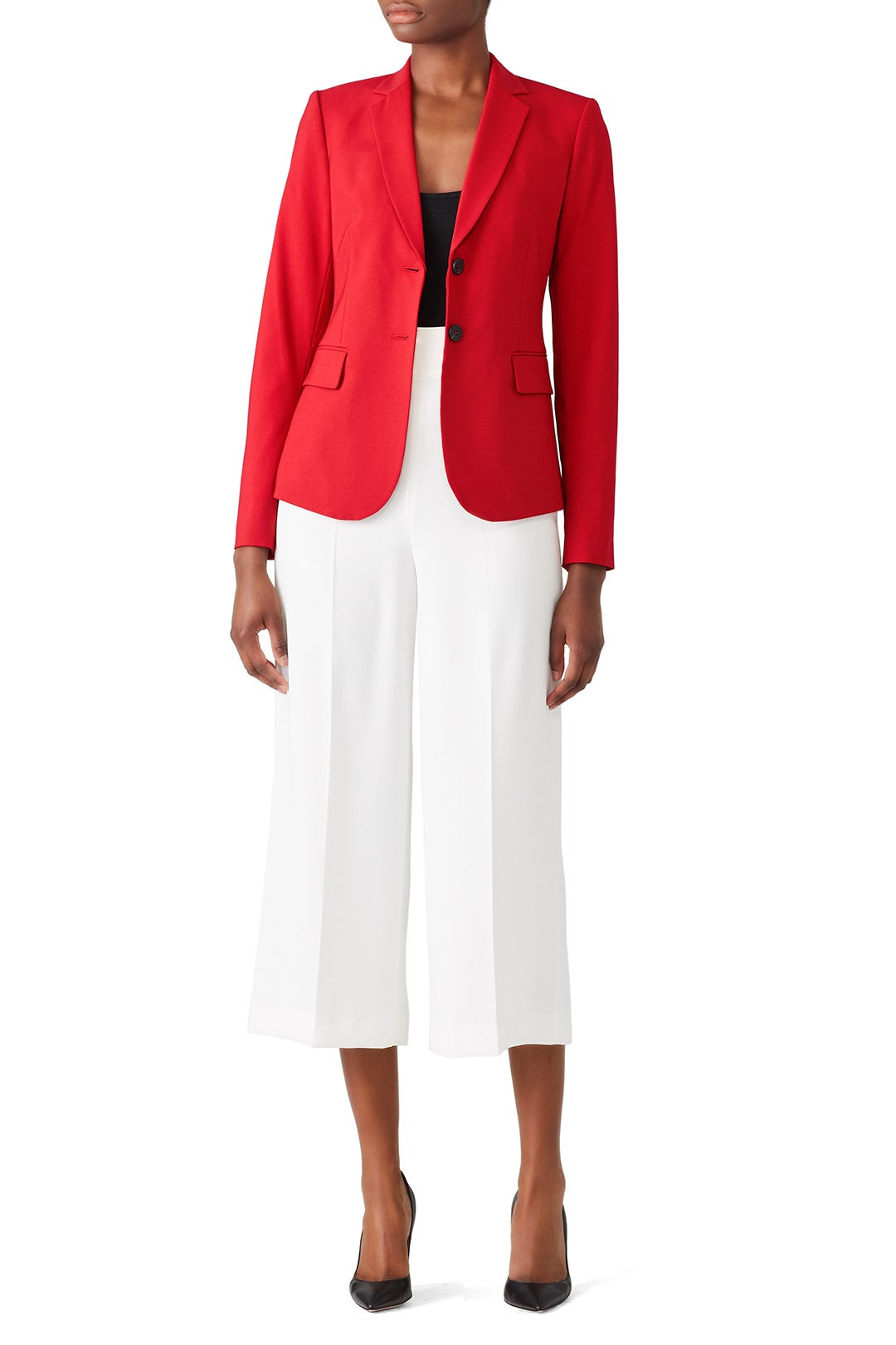 Red Carissa Blazer by Theory 0