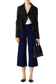 Black Max Linen Jacket by VEDA