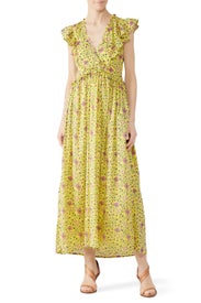 Floral Honey Maxi by Banjanan