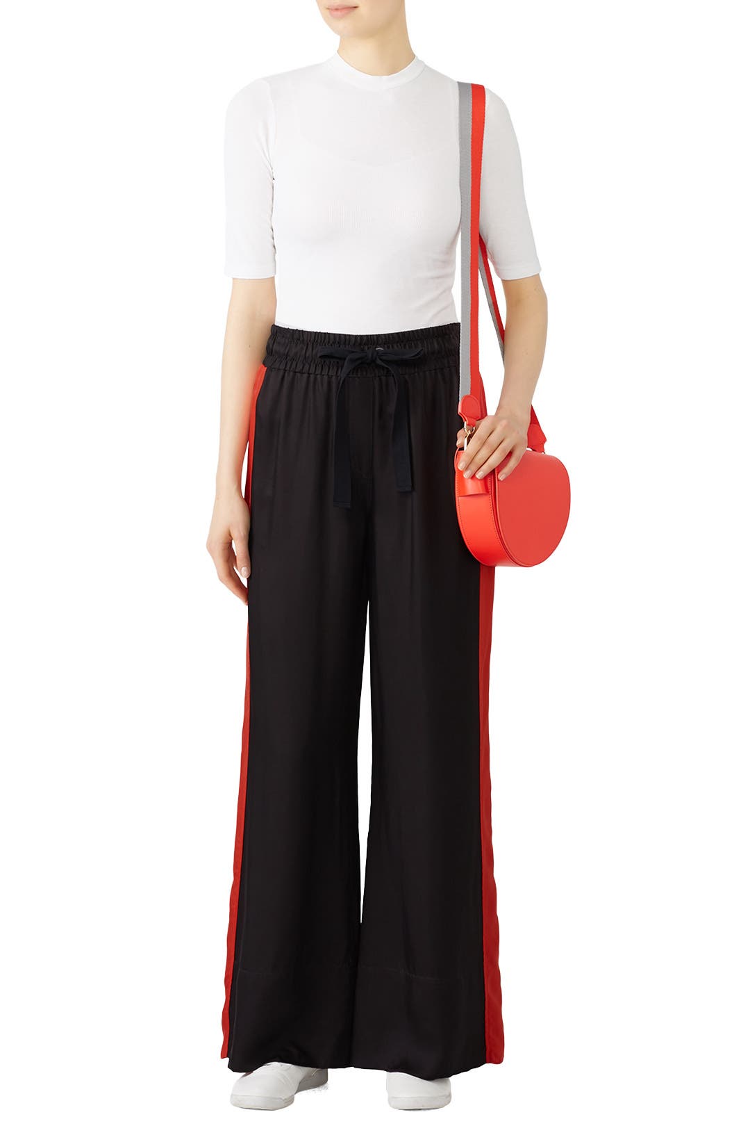 りっちゃん Tricot CDG Pants Stripe Brown High Waist Cashmere Corduroy Pants – La Garçonne