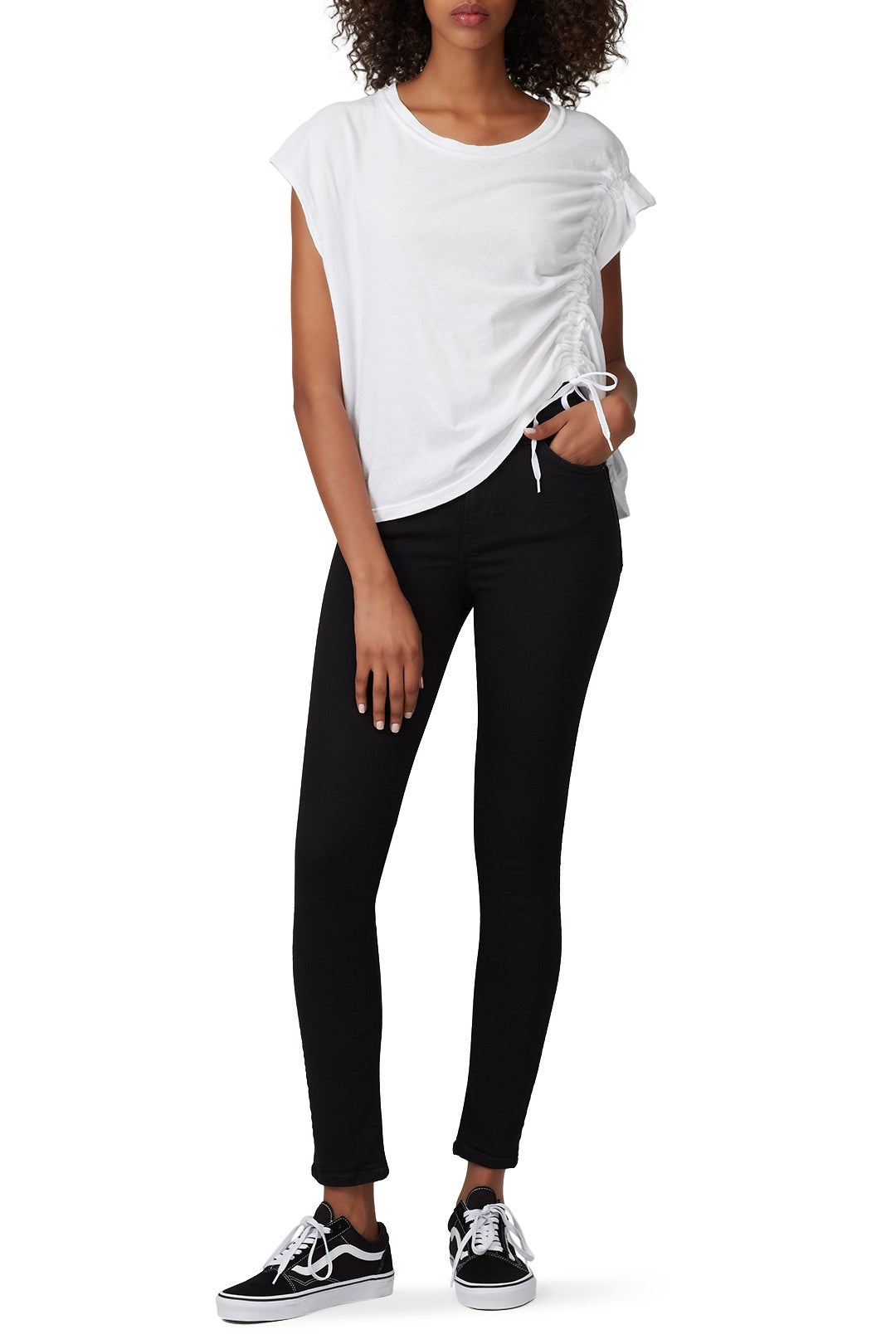 The Ruched Muscle Tee by Current/Elliott 0