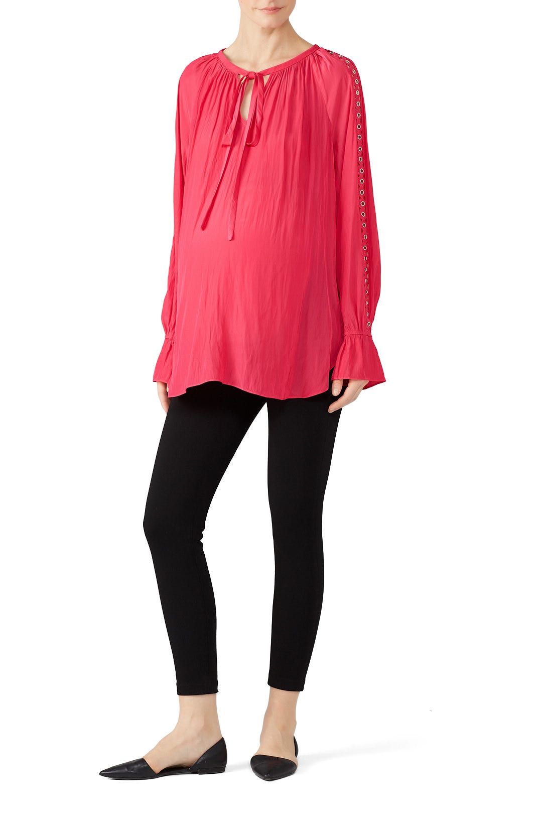 Rose Trace Maternity Top by FOR 2 by Ramy Brook 0