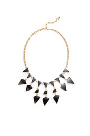 Enamel Geo Drops Necklace by Kenneth Jay Lane