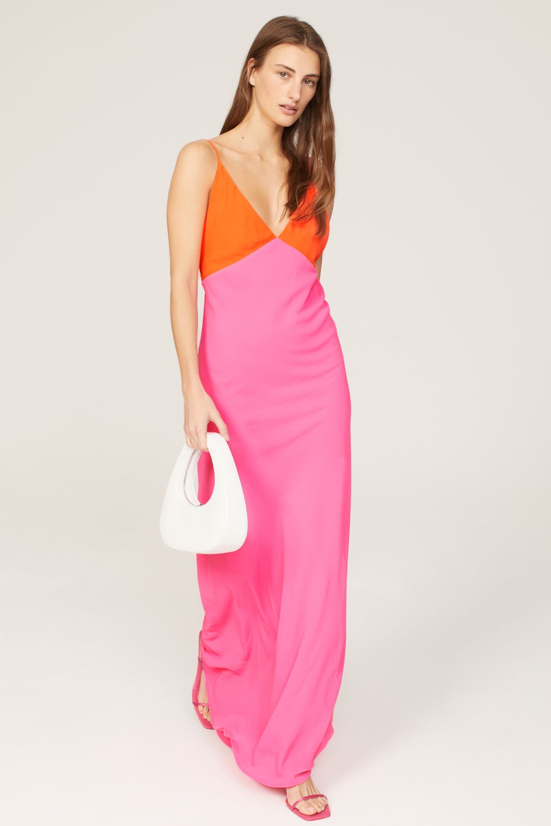 strapless open back dress Aliza Long Sleeve Petal Mini Dress main image 1