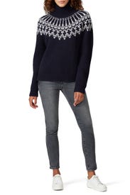 Navy Fair Isle Sweater by Tory Sport