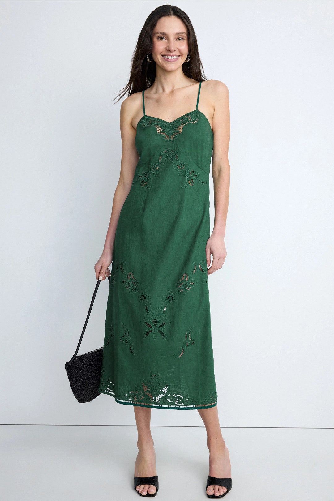 knee length dresses for ladies Vanessa Floral- Midi Shirt Dress with Belt (New! 3 colors) main image 1