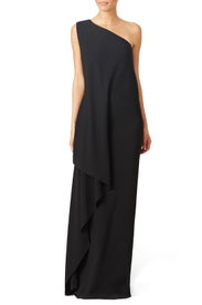 Black Medusa Gown by Vionnet