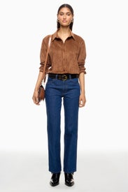 Dark Blue Wrancher Jeans by WRANGLER