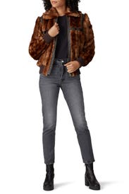 Lotta Mix Faux Fur Jacket by Zadig & Voltaire