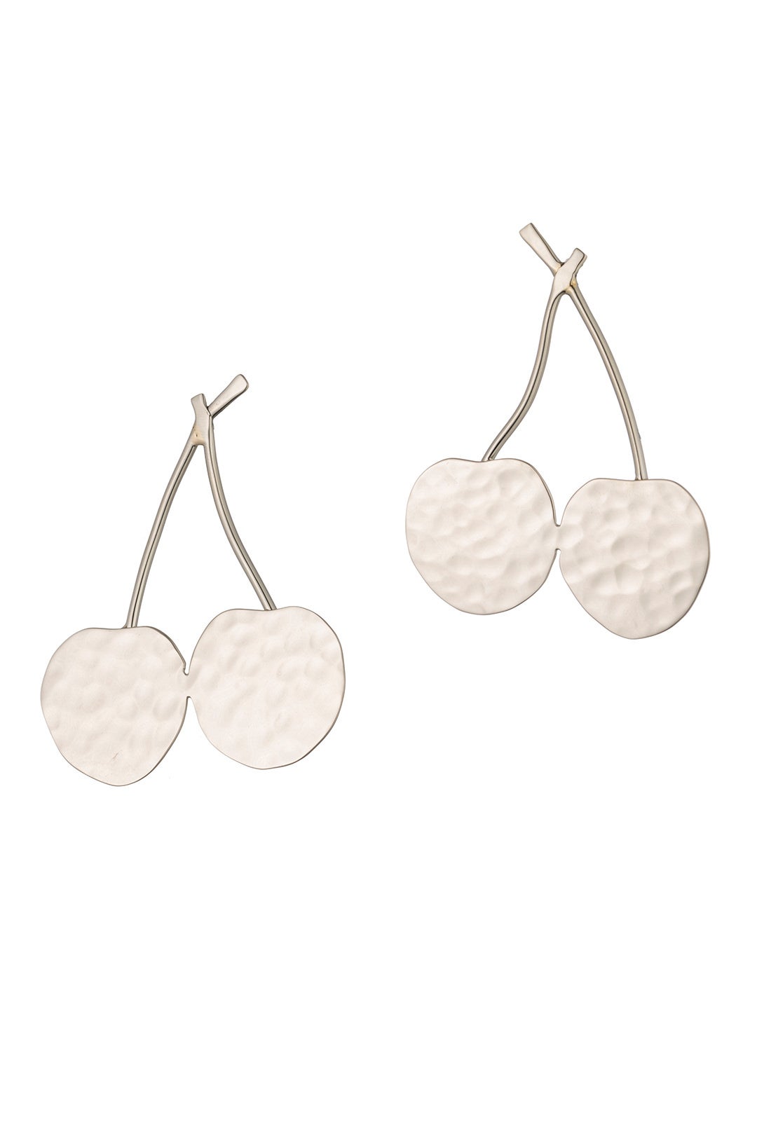 Sliver Cherry Earrings by Anndra Neen