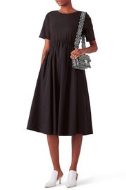 Black Back Tie Dress by CAARA
