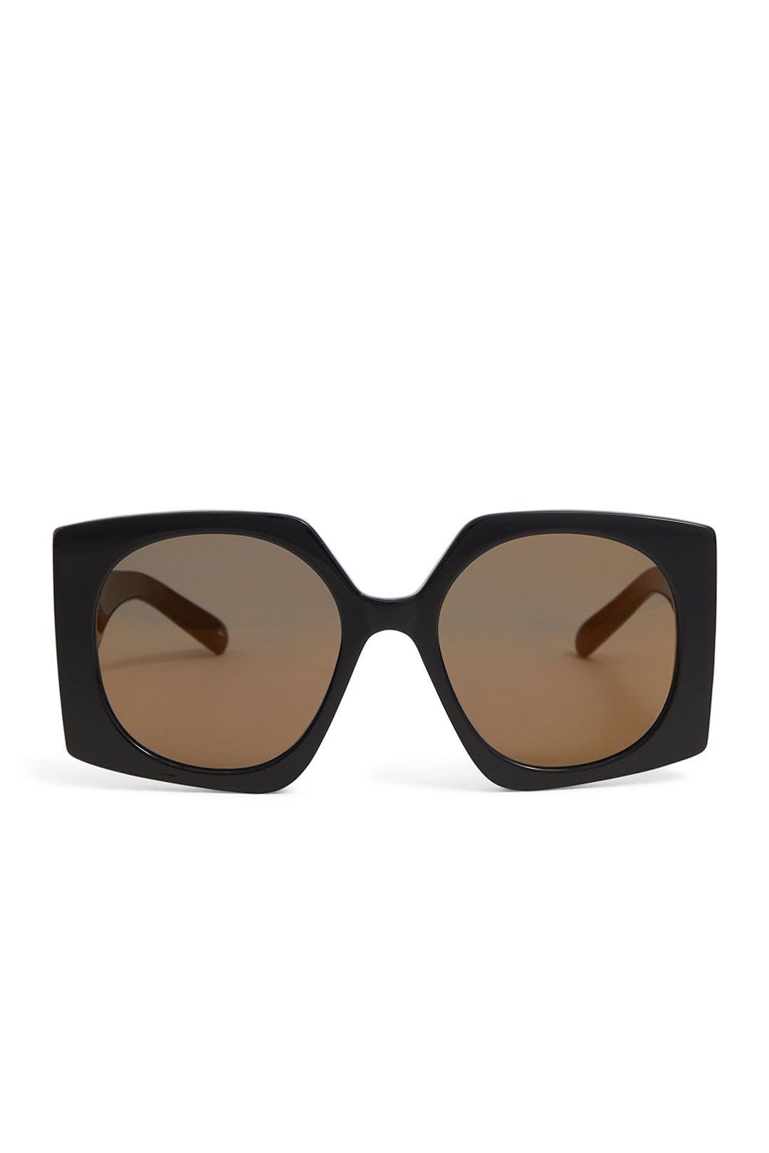 Black Square Frame Sunglasses by Courréges