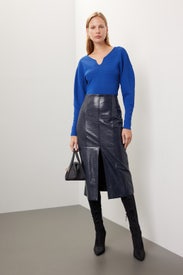 Plunge Neck Sweater by Esteban Cortazar x RTR