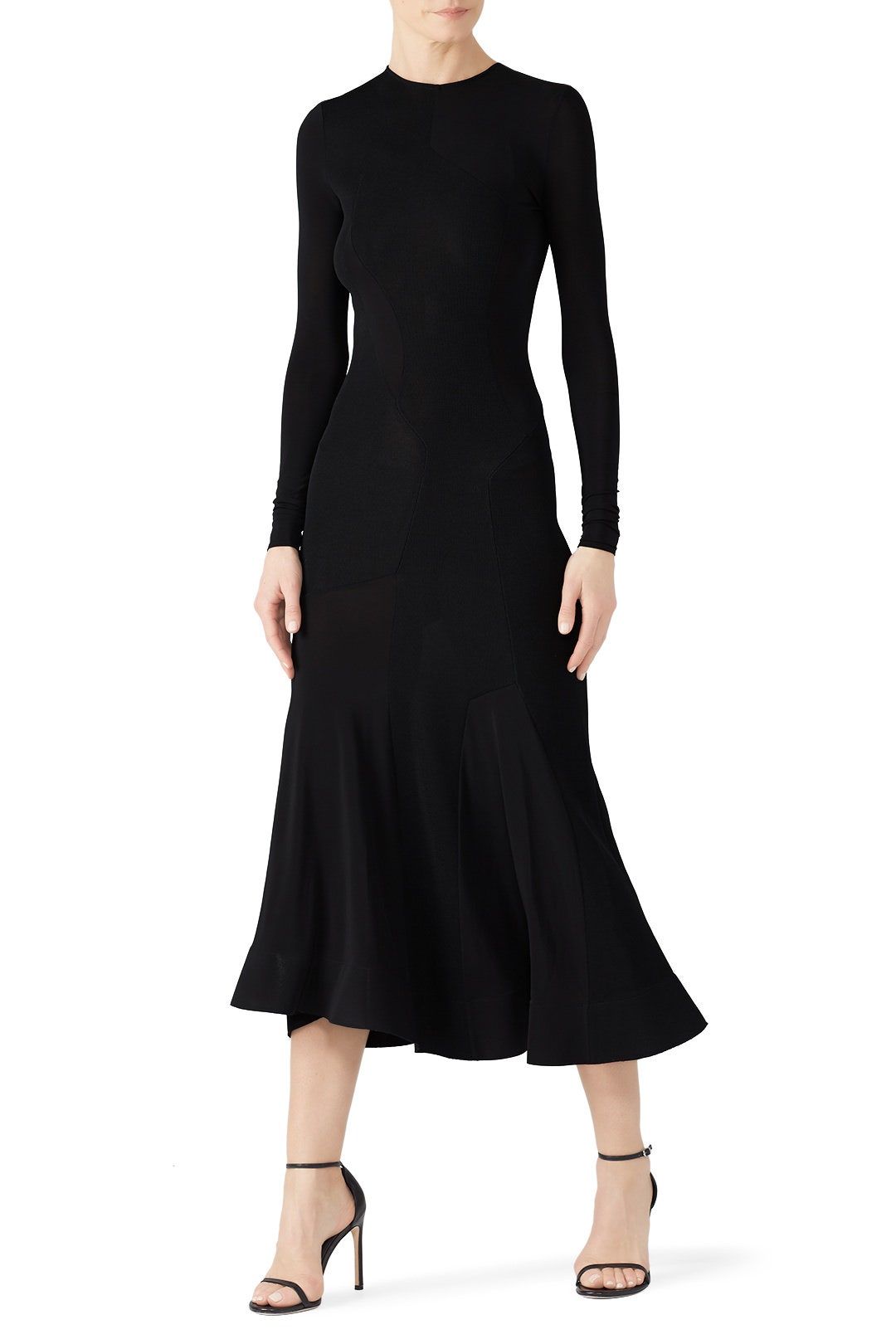 Long Sleeve Full Circle Dress by Esteban Cortazar 0