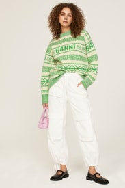 Egret Logo Pullover by GANNI