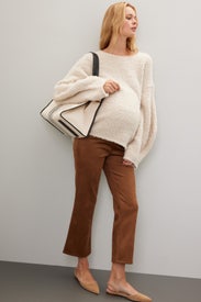 Vegan Suede Flare Pants by HATCH