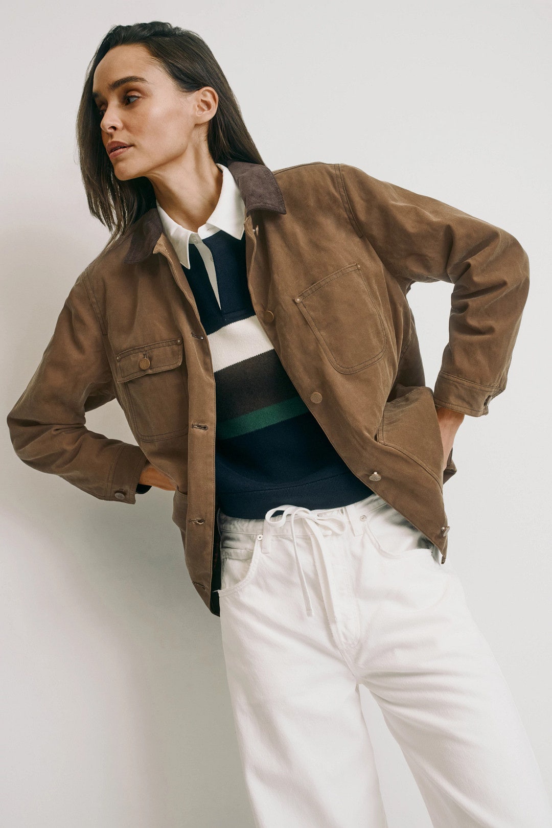 Dark Brown Barn Jacket by Marine Layer 0