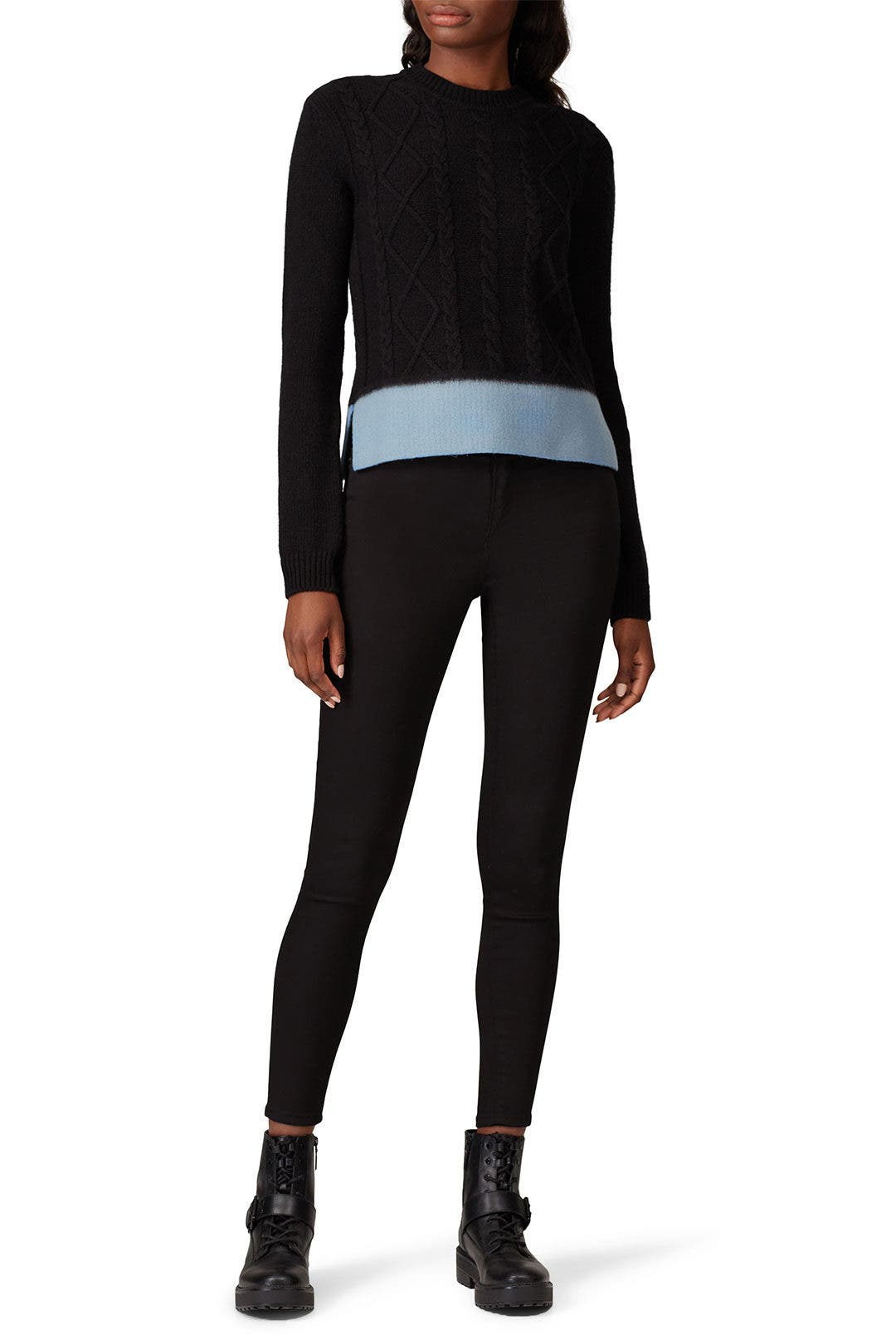 Contrast Hem Sweater by Marni 0