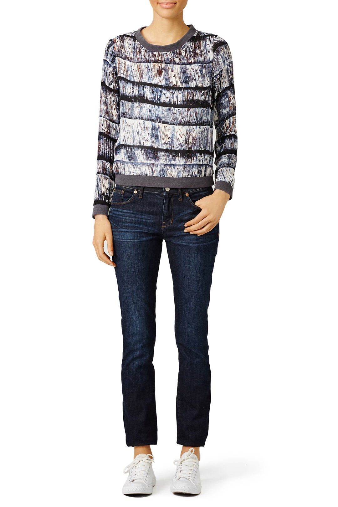 Navy Marissa Top by Matison Stone 0