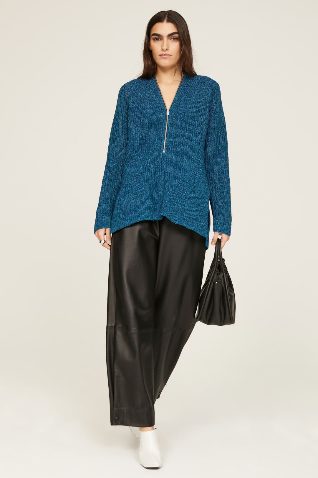 Novelty Remix Zip Sweater by Proenza Schouler White Label | Rent