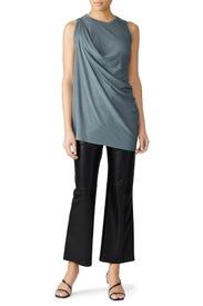 Steel Crew Neck Top by RICKOWENSLILIES