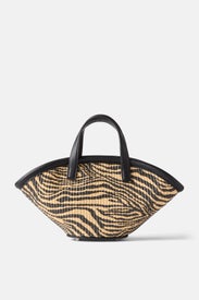 Mini Zebra Mercado Tote by SIMONMILLER Accessories